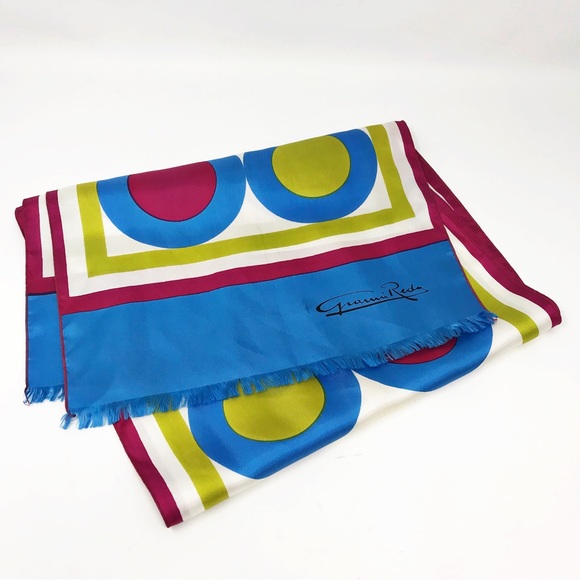 Vintage Gianni Reda Silk Rectangular Scarf - Picture 9 of 9